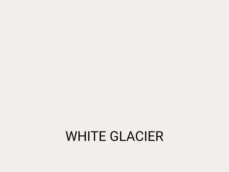 White glacier color for a curbless shower base